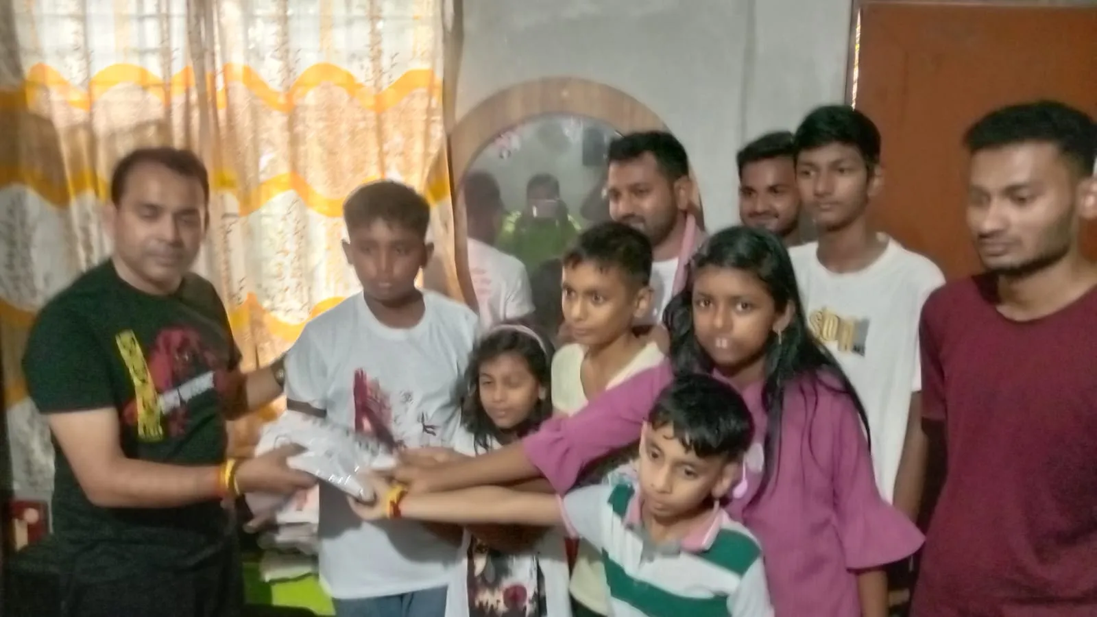 বেলকুচিতে শ্রী শ্রী রামকৃষ্ণ সেবাশ্রমে মহাসমারোহে শারদীয় দুর্গোৎসব উদযাপিত